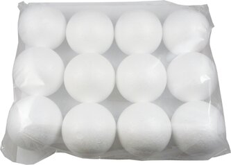polystyren koule  8cm 12ks