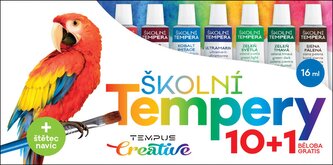 barvy  temperové  Tempus 10 + 1