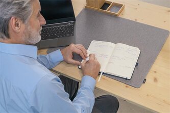 Diář "Conceptum", tmavě šedá, A5, týdenní, 2026, tvrdé desky, SIGEL C2666