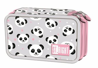 Piórnik 2-komorowy z wyposażeniem PC4 Panda Grey