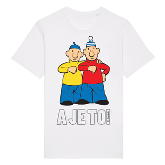 Tričko Pat a Mat -velké A je to! bíle Bílé S