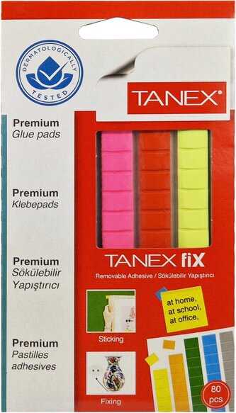 lepící hmota Tanex 50g/80ks mix barev*