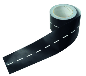 Samolepka silnice na roli, 10 m, šířka 8 cm