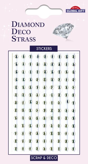 kamínky DDS 160003 White strass