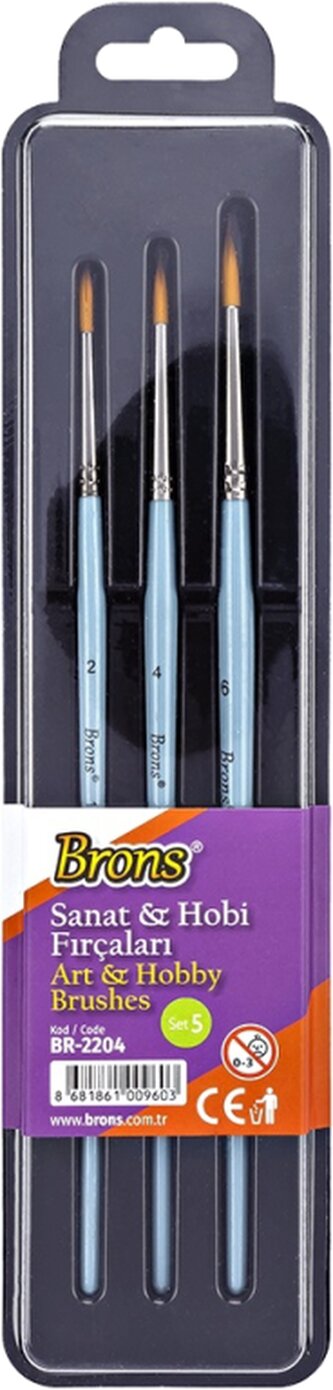 štětec   BR Art synt. kulatý 2,4,6 BR-2204