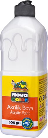barva akrylová 500g bílá NC-385