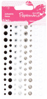 kamínky samolepící PMA 351418 104ks Capsule Monochrome