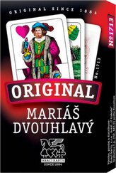 karty Mariáš dvouhlavé krajka papír.krab.