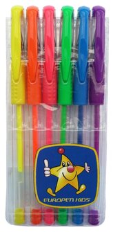 popisovač gel E  fluo 6ks