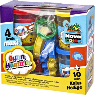 model.hmota Play Dough 4x130g + tvořítka NC-4155
