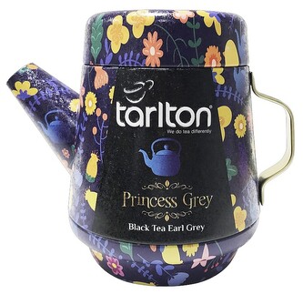 TARLTON Tea Pot Princess Grey Black Tea plech 100g TARLTON Tea Pot Princess Grey Black Tea plech 100g