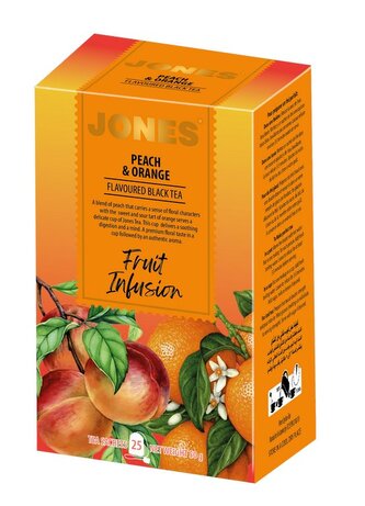 JONES Black Peach & Orange přebal 25x2g