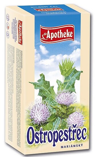 APOTHEKE L Ostropestřec  20x2g APOTHEKE L Ostropestřec  20x2g