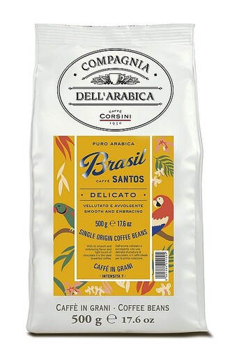 Corsini Brasil Santos Zrno 500g Corsini Brasil Santos Zrno 500g