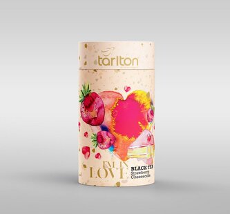 TARLTON Black Love Strawberry Cheesecake papír 100 g TARLTON Black Love Strawberry Cheesecake papír 100 g