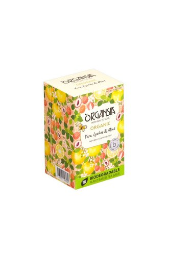 ORGANSIA BIO Yuzu Lychee and Mint přebal 18x1,8g ORGANSIA BIO Yuzu Lychee and Mint přebal 18x1,8g