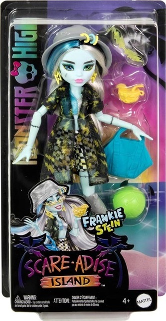 Monster High Lalka Frankie Stein Wyspa Straszy-Raj HRP68 MATTEL
