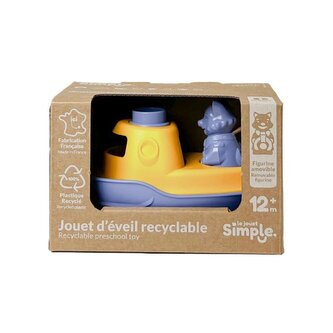 Mój pierwszy statek 2w1 niebieski