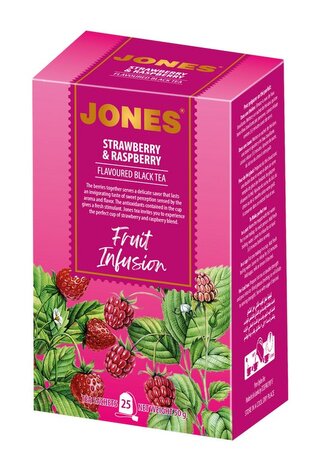 JONES Black Strawberry & Raspberry přebal 25x2g