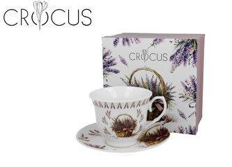 Filiżanka ze spodkiem Kosze Kwiatów LAWENDA Filiżanka ze spodkiem Kosze Kwiatów LAWENDA