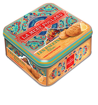 La Mére Poulard Mythique Lemon French shortbread plech 250g La Mére Poulard Mythique Lemon French shortbread plech 250g