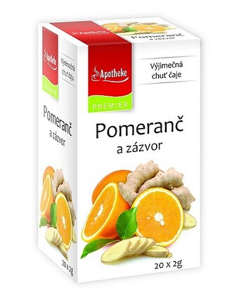 APOTHEKE Pomeranč a zázvor 20x2g