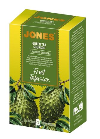 JONES Green Soursop přebal 25x2g JONES Green Soursop přebal 25x2g