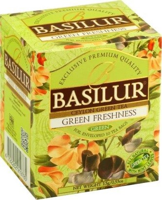 BASILUR Bouquet Green Freshness přebal 10x1,5g