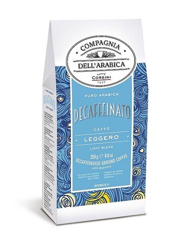 Corsini Pure Arabica Decaffeinato mletá 250g