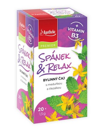 APOTHEKE Spánek a Relax 20x1,5g APOTHEKE Spánek a Relax 20x1,5g