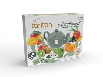 TARLTON Assortment Black & Green Tea 60x2g TARLTON Assortment Black & Green Tea 60x2g