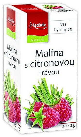NATUR APO Malina s Citronovou trávou 20x2g NATUR APO Malina s Citronovou trávou 20x2g