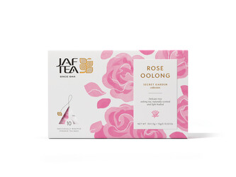 JAFTEA Secret Garden Rose Oolong pyramidové sáčky 10x1,5g