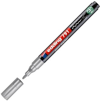 Lakový popisovač EDDING 791 PCR, stříbrný Lakový popisovač EDDING 791 PCR, stříbrný