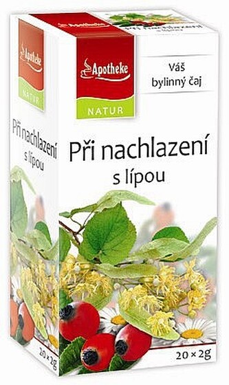 NATUR APO Dýchací cesty s lípou (dříve Při nachlazení) 20x2g NATUR APO Dýchací cesty s lípou (dříve Při nachlazení) 20x2g