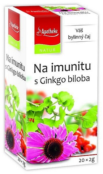 NATUR APO Na imunitu s Ginko bilob 20x2g NATUR APO Na imunitu s Ginko bilob 20x2g