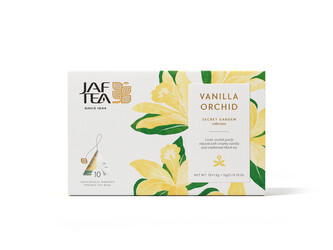 JAFTEA Secret Garden Vanilla Orchid pyramidové sáčky 10x1,5g JAFTEA Secret Garden Vanilla Orchid pyramidové sáčky 10x1,5g