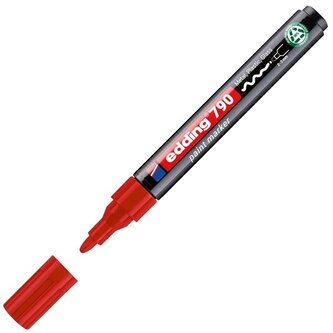 Lakový popisovač EDDING 790 PCR, červený