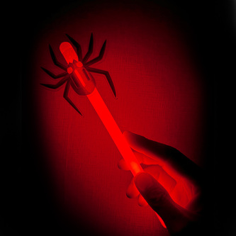 GLUMI Svítící hůlka Pavouk