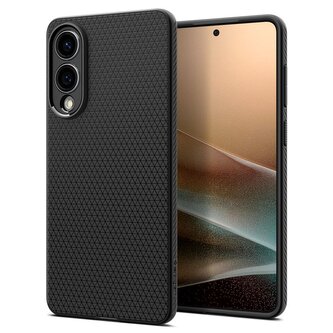 Spigen Liquid Air, matte black - Samsung Galaxy 2025 E