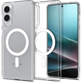 Spigen Ultra Hybrid MagSafe, clear white - Samsung Galaxy 2025 E