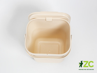 Koš na bioodpad bez vložky - slonová kost