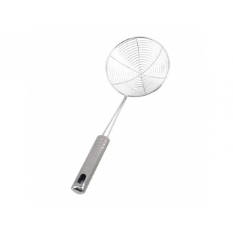 Naběračka knedlíků a hranolek 15 cm - stříbrná