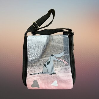 Taška klopa velká - Hafan sedící Taška klopa velká - Hafan sedící