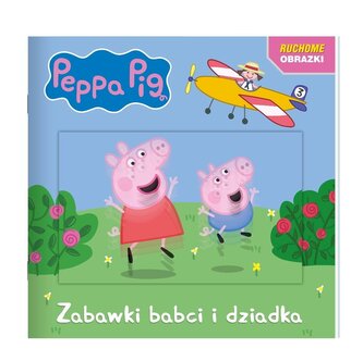 Zabawki babci i dziadka. Świnka Peppa. Ruchome obrazki
