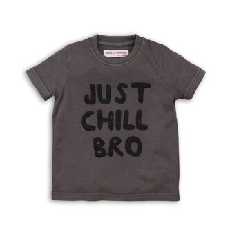 Tričko chlapecké s krátkým rukávem, Minoti, TIGER 4, šedá - 68/80