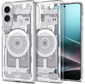 Spigen Ultra Hybrid MagSafe, zero one white - Samsung Galaxy 2025 E