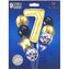 Zestaw balonów cyfra 7, wys. 40-60cm 9 szt BCF-204-7