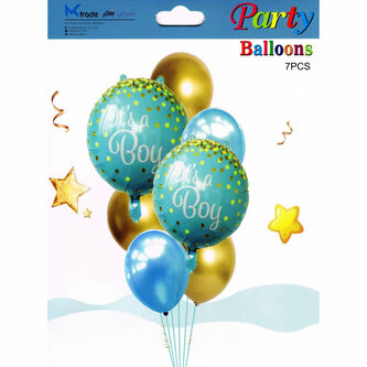 Zestaw balonów Boy/Girl, 30-46cm, 7 szt. BCS-617