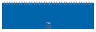 Wochenquerplaner, blau 2026